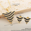 Wholesale Fashion Commuter Copper Goldplated Geometric Heartshaped Pendant Necklace And Earring Set