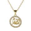 Wholesale Fashion Creative Copper Alloy Inlaid Zircon Constellation Geometric Pendant Ochain Necklace For Women