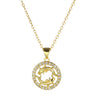 Wholesale Fashion Creative Copper Alloy Inlaid Zircon Constellation Geometric Pendant Ochain Necklace For Women