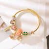 Wholesale Fashion Diamond Insect Pattern Alloy Diy Beaded Adjustable Couple Bracelets For Women