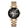 Wholesale Fashion Diamondencrusted Stainless Steel Band Waterproof Quartz Watch For Women With Round Dial And Spiral Crown