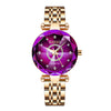 Wholesale Fashion Diamondencrusted Stainless Steel Band Waterproof Quartz Watch For Women With Round Dial And Spiral Crown