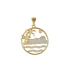 Wholesale Fashion Dolphin Seahorse Turtle Pendant Diy Necklace Jewelry Accessories Copper 18K Gold Plated