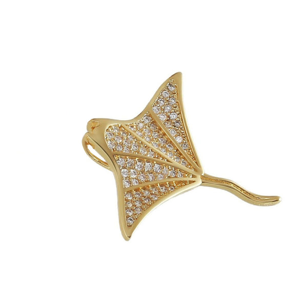 Wholesale Fashion Dolphin Seahorse Turtle Pendant Diy Necklace Jewelry Accessories Copper 18K Gold Plated