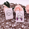 100pcs/pack Wholesale Fashion Earrings and Necklace Label Cards Made of Paper for Stall Display with Printing