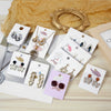 100pcs/pack Wholesale Fashion Earrings and Necklace Label Cards Made of Paper for Stall Display with Printing