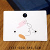 100pcs/pack Wholesale Fashion Earrings and Necklace Label Cards Made of Paper for Stall Display with Printing