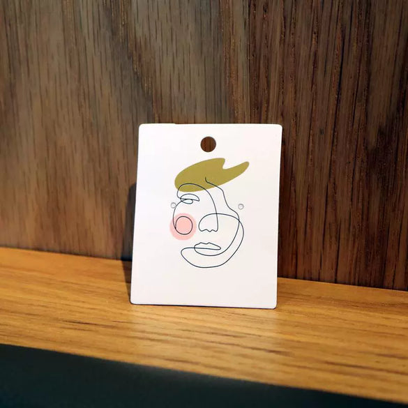 100pcs/pack Wholesale Fashion Earrings and Necklace Label Cards Made of Paper for Stall Display with Printing