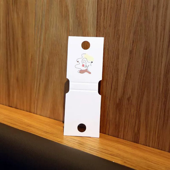 100pcs/pack Wholesale Fashion Earrings and Necklace Label Cards Made of Paper for Stall Display with Printing