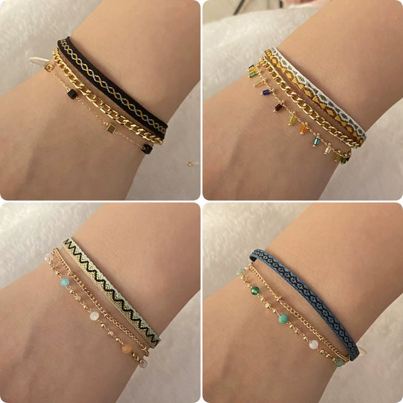 Wholesale Fashion Electroplated Crystal Bracelet For Women