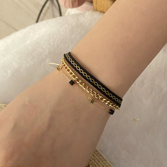 Wholesale Fashion Electroplated Crystal Bracelet For Women