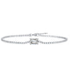 Wholesale Fashion Elegant S925 Silver Moissanite Geometric Aurora Inlay Bracelet For Women