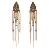 Wholesale Fashion Exaggerated Long Tassel Chain Earrings Alloy Geometric Electroplating For Women