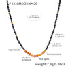 Wholesale Fashion Exquisite Clavicle Chain Girl's All Match Beaded Necklace With Geometric Shape Made Of Stainless Steel And Electroplated