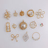 Wholesale Fashion Exquisite Crystal Pearl Bowknot And Fivepointed Star Pendant Earrings Jewelry Accessories With Electroplating Treatment