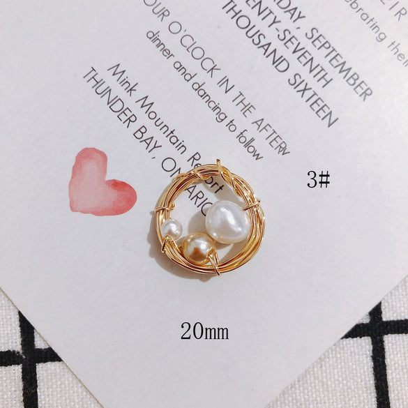 Wholesale Fashion Exquisite Crystal Pearl Bowknot And Fivepointed Star Pendant Earrings Jewelry Accessories With Electroplating Treatment