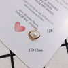 Wholesale Fashion Exquisite Crystal Pearl Bowknot And Fivepointed Star Pendant Earrings Jewelry Accessories With Electroplating Treatment