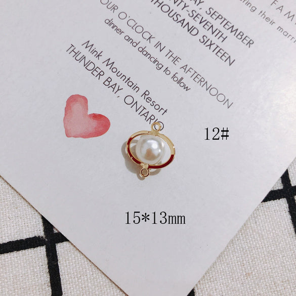 Wholesale Fashion Exquisite Crystal Pearl Bowknot And Fivepointed Star Pendant Earrings Jewelry Accessories With Electroplating Treatment