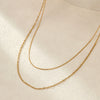 Wholesale Fashion Exquisite Stainless Steel 18K Geometric Clavicle Necklace With Electroplating For Women