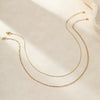Wholesale Fashion Exquisite Stainless Steel 18K Geometric Clavicle Necklace With Electroplating For Women