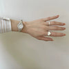 Wholesale Fashion Female Student Mini Dial Round Quartz Watch With Alloy Case And Pu Strap In Rose Red Candy Color