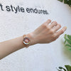 Wholesale Fashion Female Student Watch Alloy Case Stainless Steel Strap Round Dial