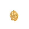 Wholesale Fashion Flower Leaf Titanium Steel Earrings 18K Gold Plated