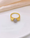 Wholesale Fashion Geometric Copper Ring With Electroplating Treatment Unisex