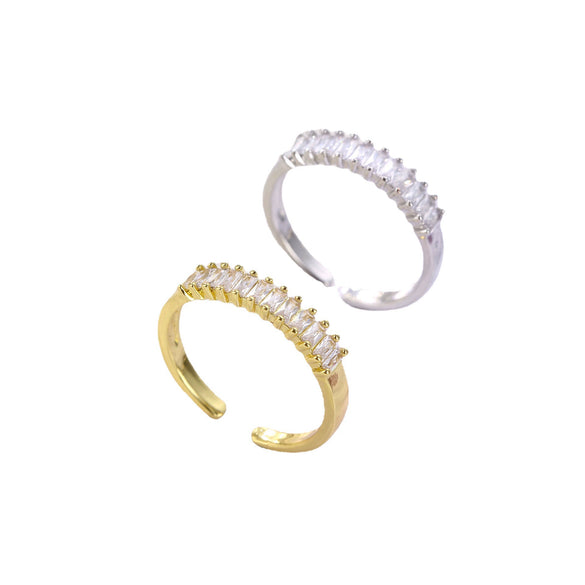 Wholesale Fashion Geometric Environmental Protection Copper Ring And Couple Bracelet Jewelry