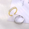 Wholesale Fashion Geometric Environmental Protection Copper Ring And Couple Bracelet Jewelry