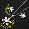 Wholesale Fashion Geometric Flying Deer Snowflake Feather Hollow Skull Stainless Steel Earrings Necklace With Electroplating For Women