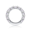 Wholesale Fashion Geometric Moissanite Inlaid 925 Silver Ring