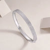 Wholesale Fashion Geometric S925 Silver Moissanite Star Amusement Bracelet Set With Diamonds