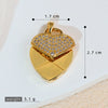 Wholesale Fashion Heart Shape Copper Jewelry Pendant With Electroplating For Women