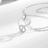 Wholesale Fashion Heart Shape S925 Sterling Silver Pendant Clavicle Necklace