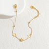 Wholesale Fashion Heart Shape Stainless Steel Electroplated Women's Love Bracelet