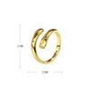 Wholesale Fashion Hollow Cross Open Ring In S925 Sterling Silver With Electroplating Treatment And Letters Numbers Text Pattern