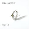 Wholesale Fashion Ins Zircon Earrings Stainless Steel Light Luxury Geometric Rhombus 18K Goldplated Vacuum Real Gold Electroplating In Pvd Furnace
