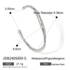 Wholesale Fashion Irregular Geometry Stainless Steel Electroplated Opening Bracelet Jewelry