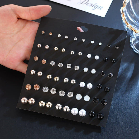 Wholesale Fashion Jewelry Alloy Earrings With Geometric Pattern And Electroplating Design