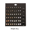 Wholesale Fashion Jewelry Alloy Earrings With Geometric Pattern And Electroplating Design