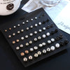 Wholesale Fashion Jewelry Alloy Earrings With Geometric Pattern And Electroplating Design