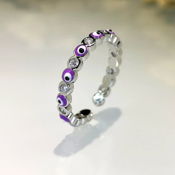 Wholesale Fashion Jewelry Opening Copper Ring Electroplated Gold Inlaid Crystal Zircon Geometric Design For Women