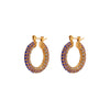 Wholesale Fashion Jewelry Stainless Steel Gold Plated Earrings Necklace And Joker Ring With Heart Water Drop Bell Patterns