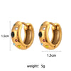 Wholesale Fashion Jewelry Stainless Steel Gold Plated Earrings Necklace And Joker Ring With Heart Water Drop Bell Patterns