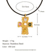 Wholesale Fashion Jewelry Stainless Steel Gold Plated Earrings Necklace And Joker Ring With Heart Water Drop Bell Patterns