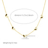 Wholesale Fashion Jewelry Stainless Steel Heart Pendant Earrings Necklaces And Bracelets Set With Love Water Drops Bells Pattern Electroplated