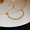 Wholesale Fashion Light Luxury Copper Electroplating Heart Pattern Zircon Flower Love Adjustable Women's Bracelet
