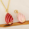 Wholesale Fashion Light Luxury Egg Gourd Copper Pendant Jewelry With Drop Shape And Electroplating