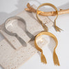 Wholesale Fashion Light Luxury Tassel Open Bracelet Stainless Steel With Pvd Furnace Vacuum Real Gold Plating